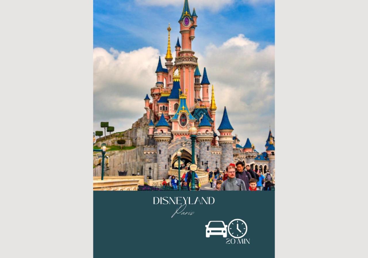 Appartement-Paris-Disney-Terrasse-Jardin-Parking Vaires-sur-Marne ภายนอก รูปภาพ